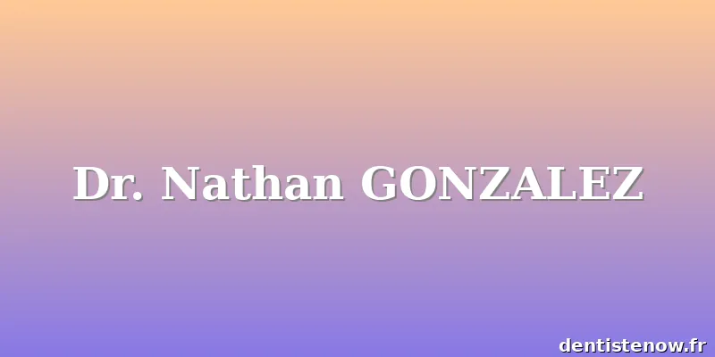 Dr. Nathan GONZALEZ