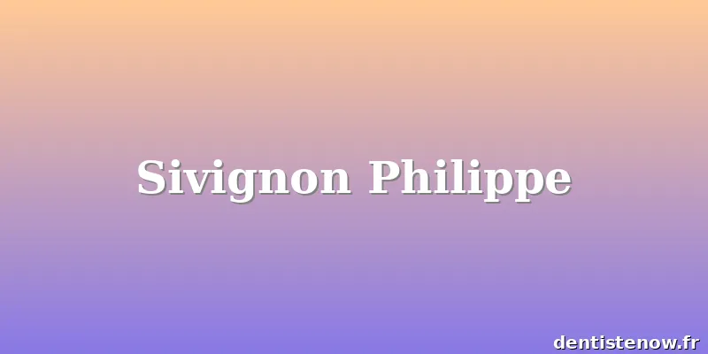 Sivignon Philippe