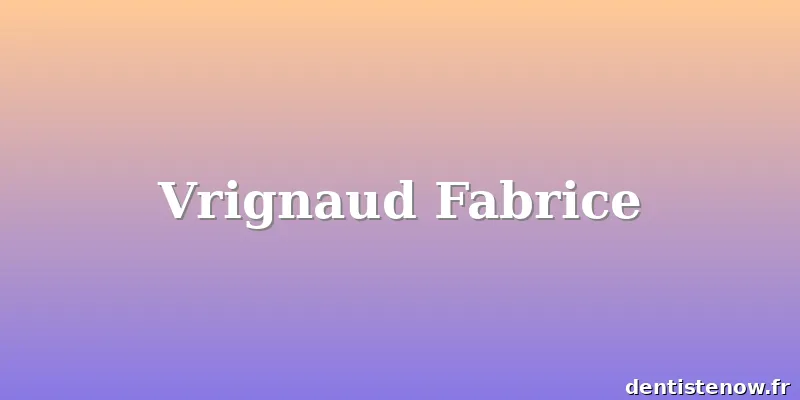 Vrignaud Fabrice