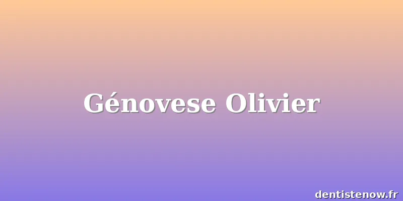 Génovese Olivier