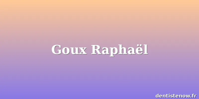Goux Raphaël