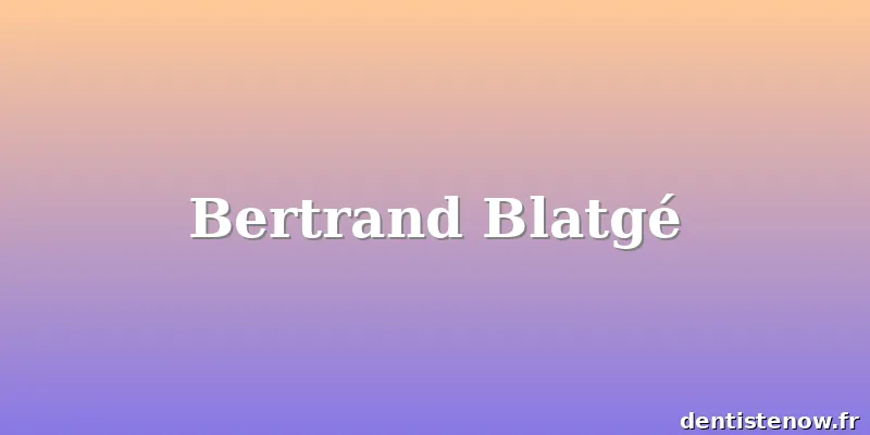 Bertrand Blatgé