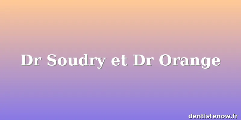 Dr Soudry et Dr Orange