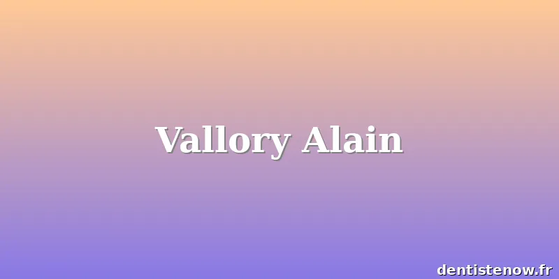 Vallory Alain