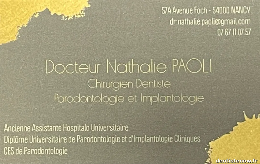 Dr Nathalie Paoli