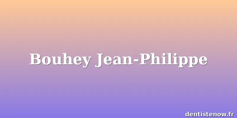 Bouhey Jean-Philippe