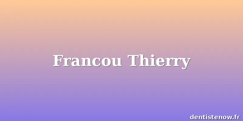 Francou Thierry