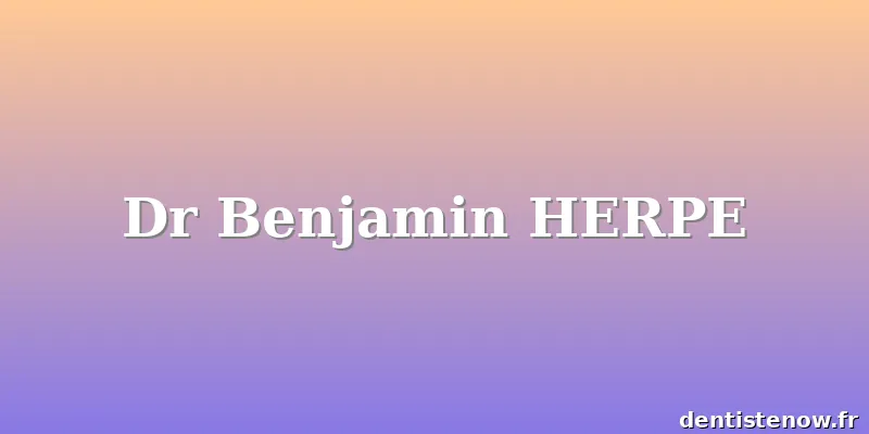 Dr Benjamin HERPE