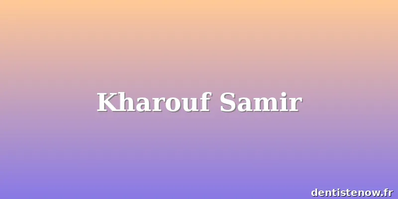 Kharouf Samir