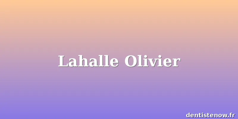Lahalle Olivier