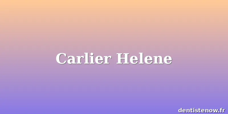 Carlier Helene