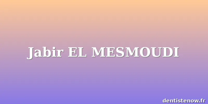 Jabir EL MESMOUDI