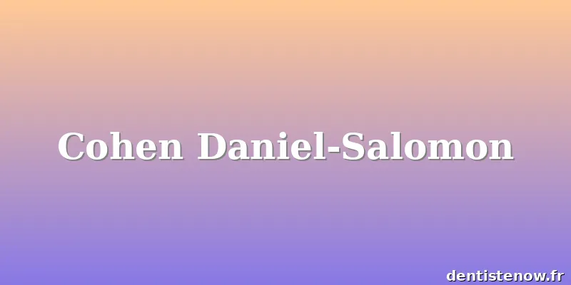 Cohen Daniel-Salomon