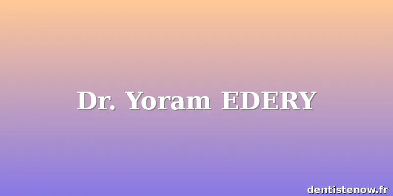 Dr. Yoram EDERY