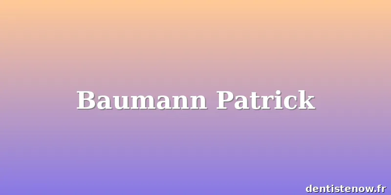 Baumann Patrick