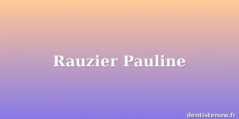 Rauzier Pauline