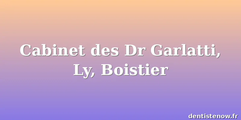 Cabinet des Dr Garlatti, Ly, Boistier