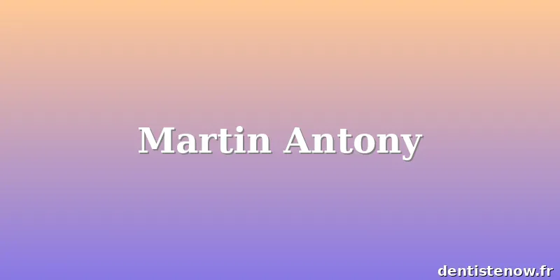 Martin Antony