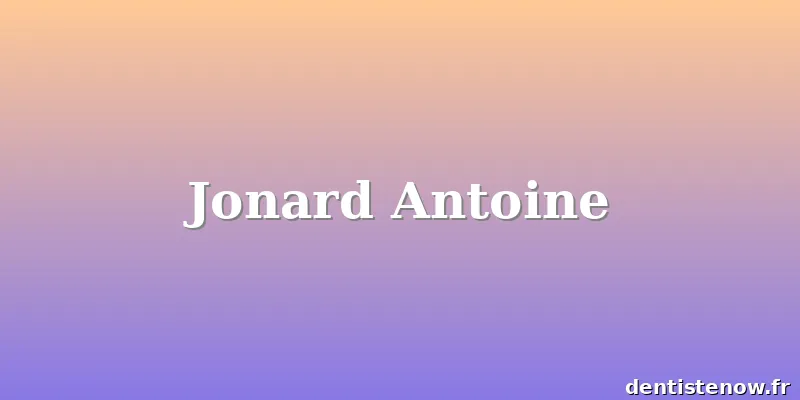 Jonard Antoine