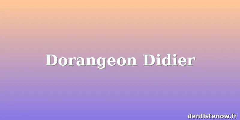 Dorangeon Didier