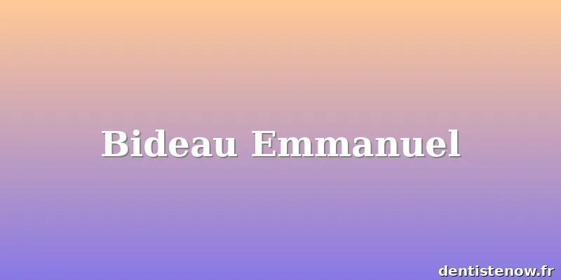 Bideau Emmanuel