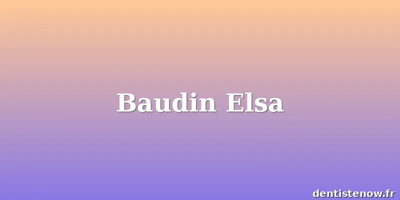 Baudin Elsa