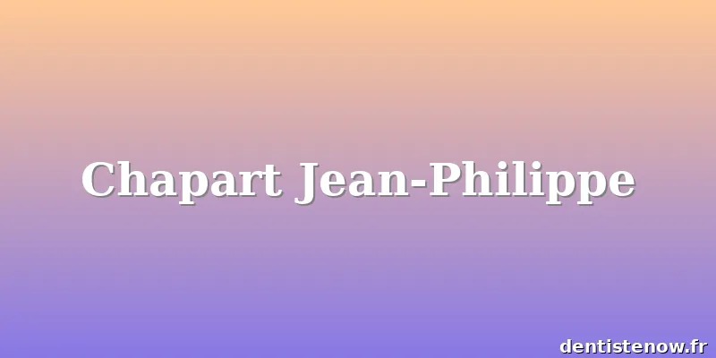 Chapart Jean-Philippe