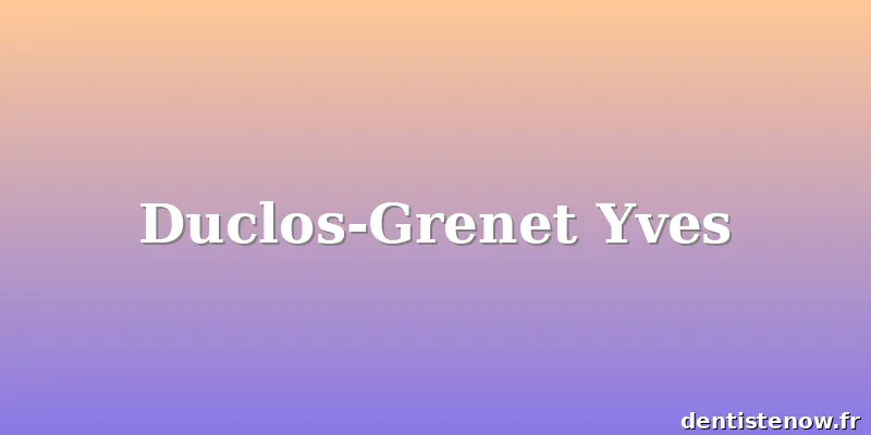 Duclos-Grenet Yves