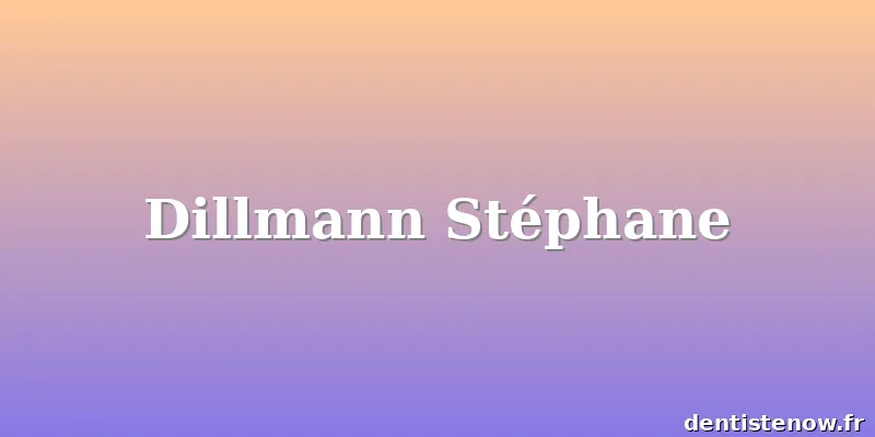Dillmann Stéphane