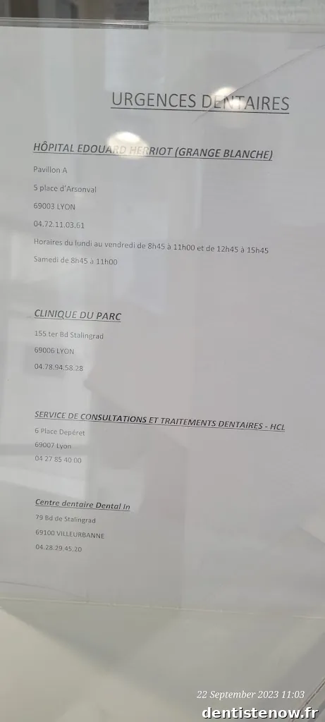 Centre de soins dentaires de la CPAM du Rhône