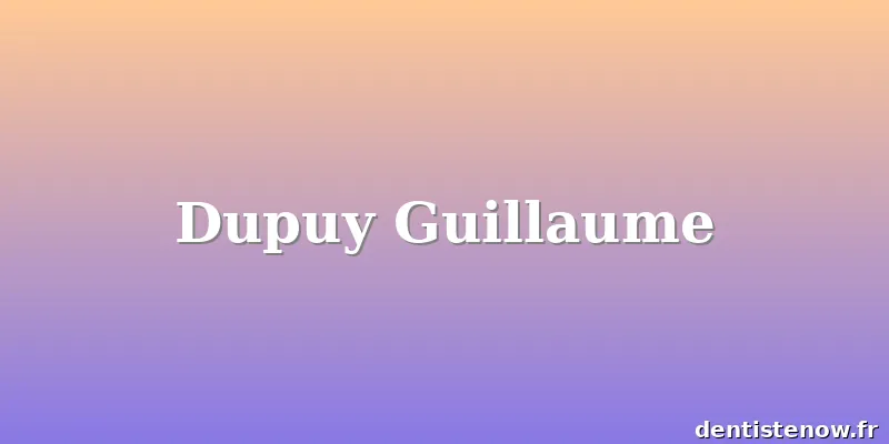 Dupuy Guillaume