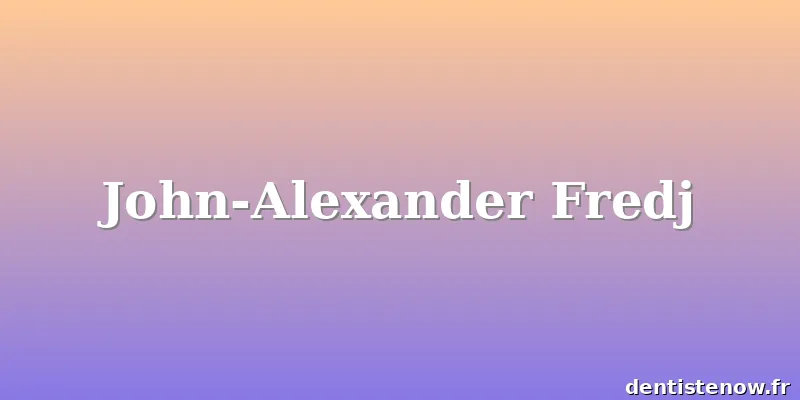 John-Alexander Fredj
