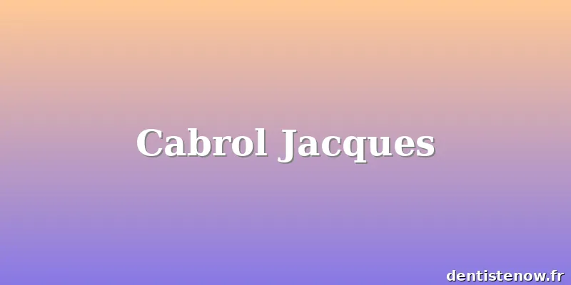 Cabrol Jacques