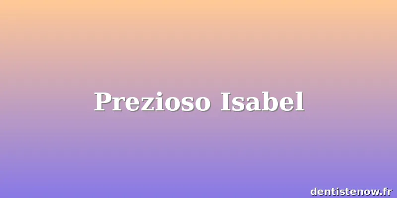 Prezioso Isabel
