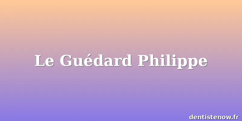 Le Guédard Philippe