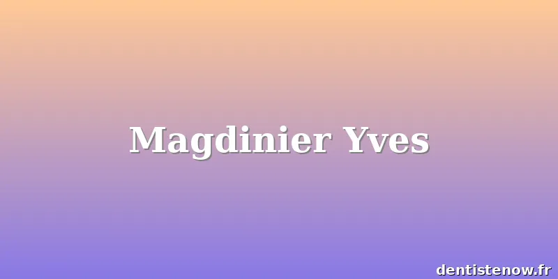 Magdinier Yves