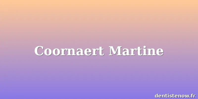 Coornaert Martine