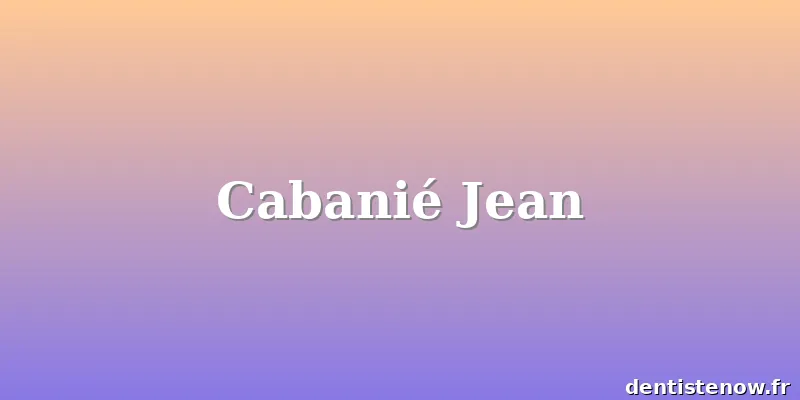 Cabanié Jean