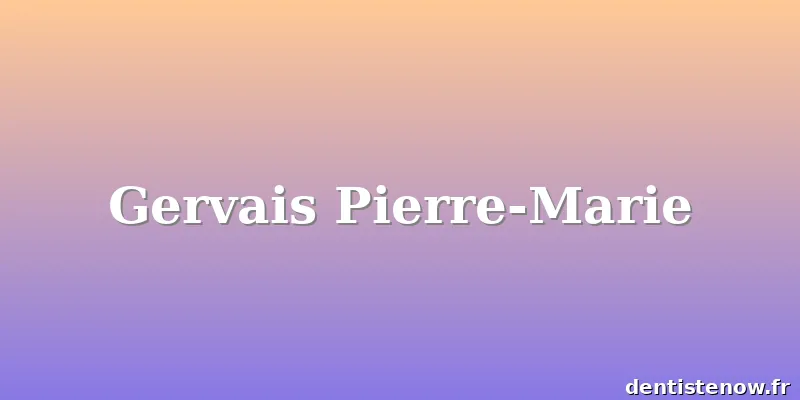 Gervais Pierre-Marie