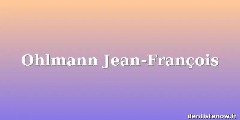 Ohlmann Jean-François