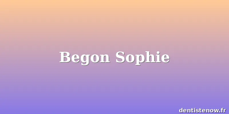 Begon Sophie