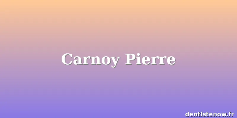 Carnoy Pierre
