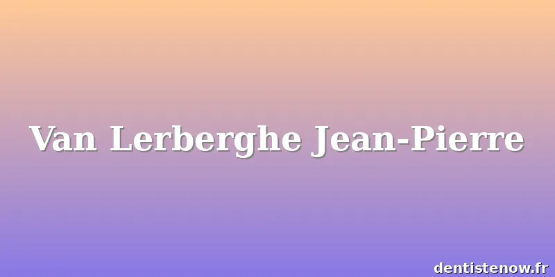 Van Lerberghe Jean-Pierre