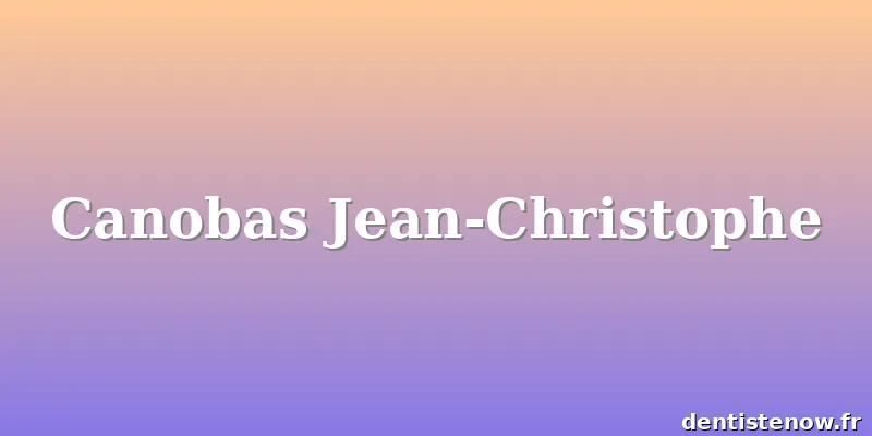 Canobas Jean-Christophe