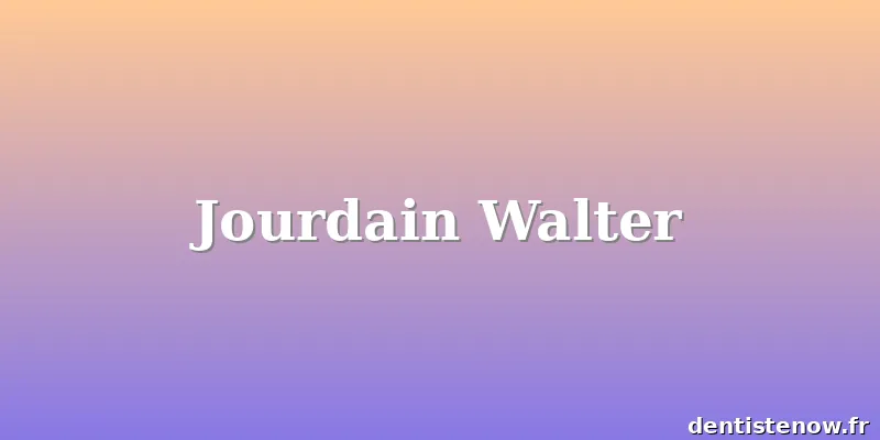 Jourdain Walter