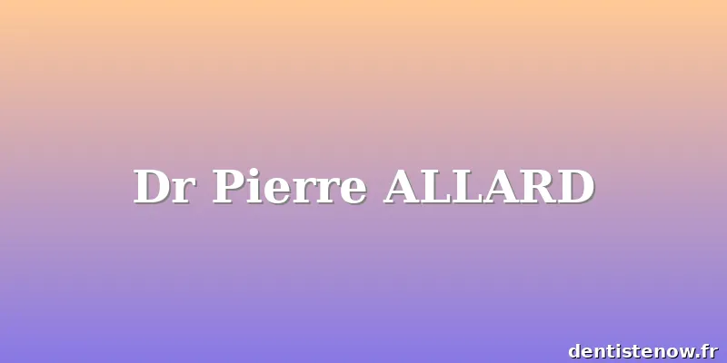 Dr Pierre ALLARD